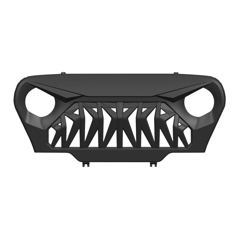 AMJPBA00103 – AMERICAN MOD Grille, With Light Cutouts Matte Black ABS Plastic